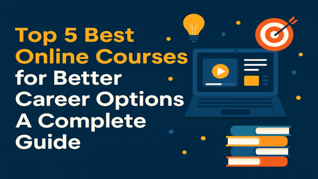 Top best 5 online courses for better career options in india