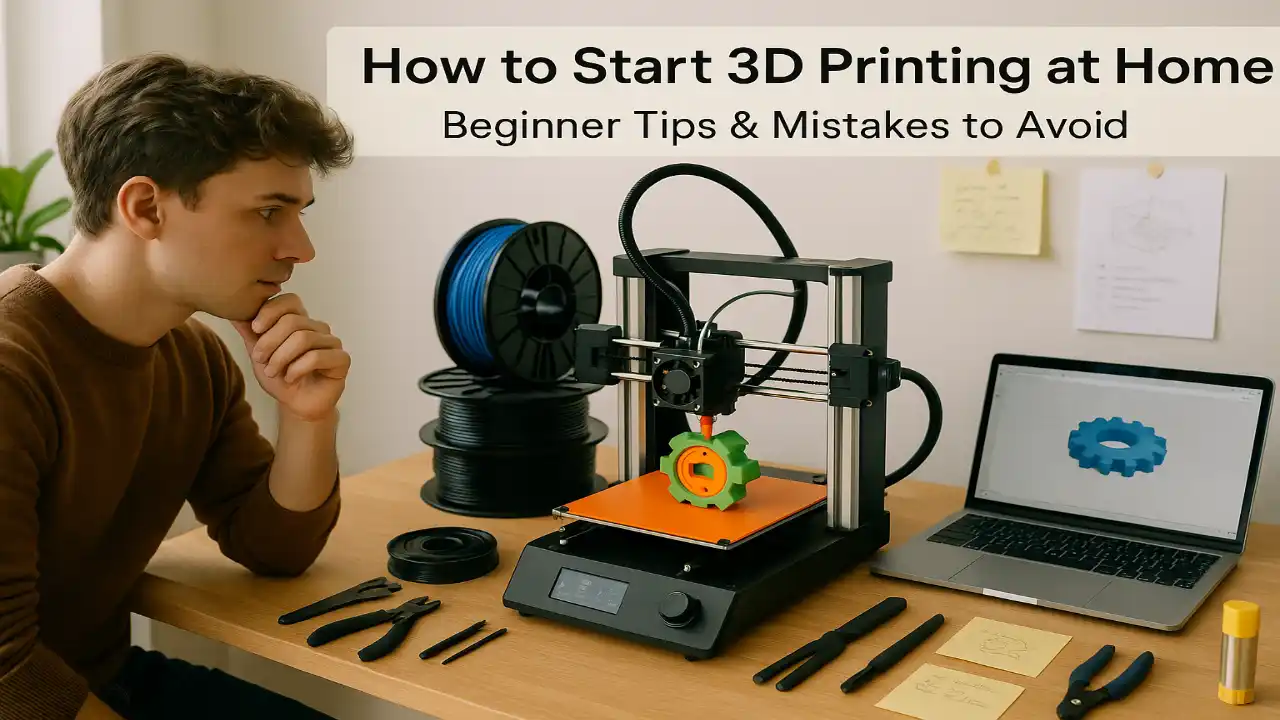 How to Start 3D Printing at Home: Beginner Tips, Tools & Mistakes to Avoid