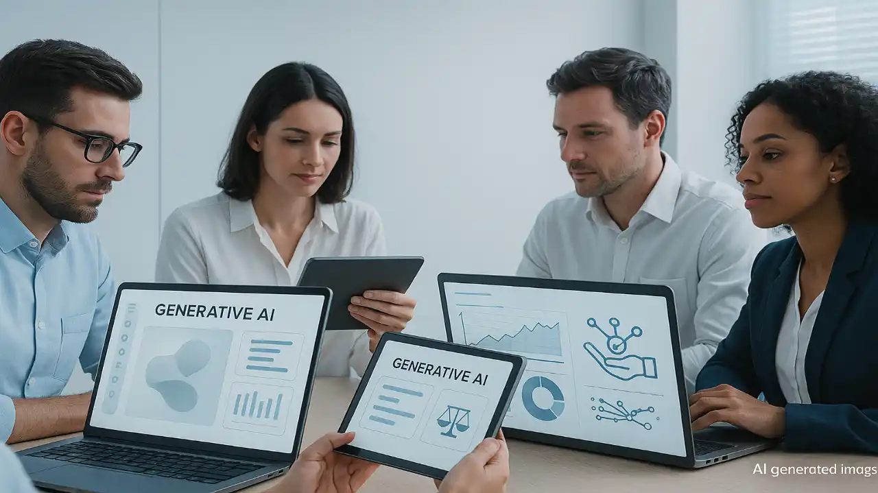 How can businesses ensure responsible use of generative AI?