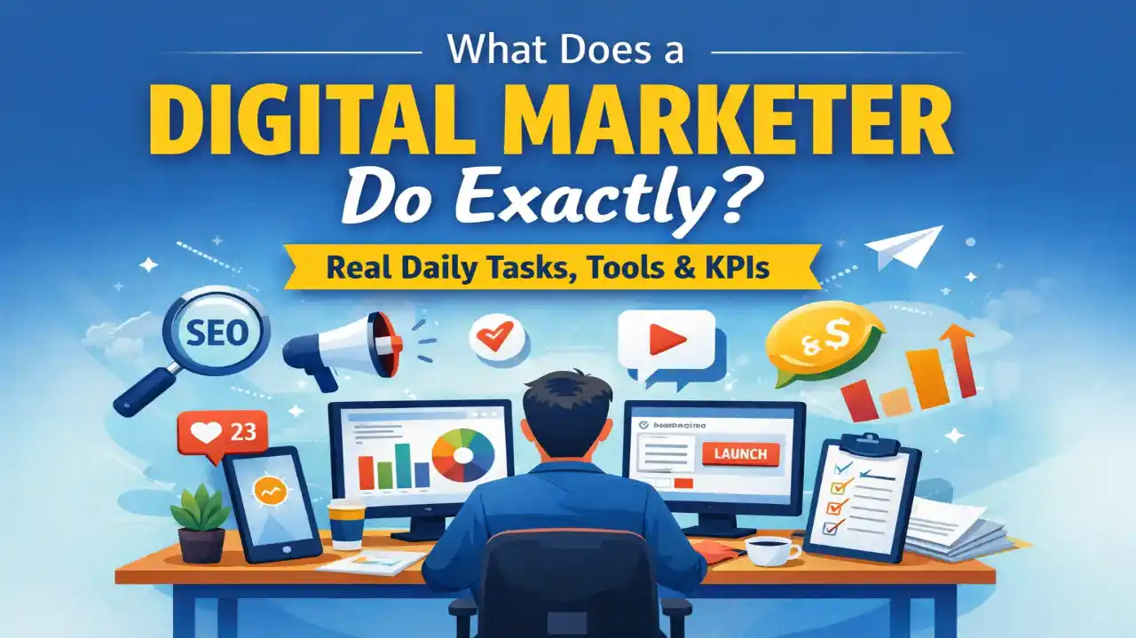 What Does a Digital Marketer Do Exactly? (Real Daily Tasks, Tools, and KPIs)